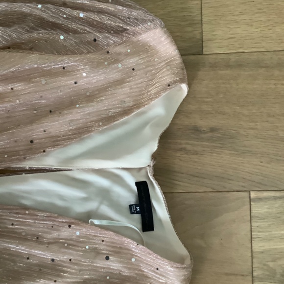 Simons Party Dress - Rouched with small sequins - NWT - M - Picture 2 of 5